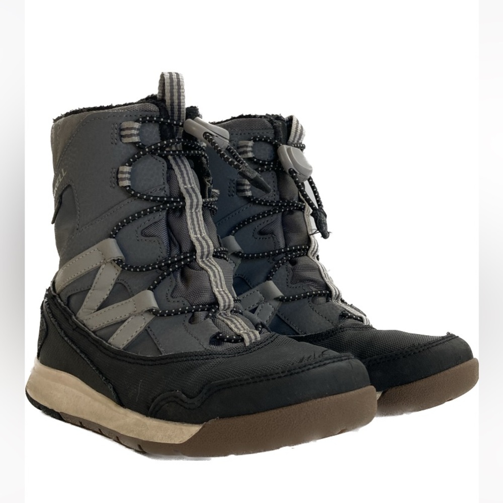 Merrell Kids Unisex Snow Crush Waterproof Boot in Grey